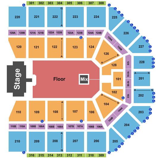 Van Andel Arena Bring Me The Horizon Seating Chart